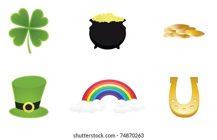 Saint Patty icons