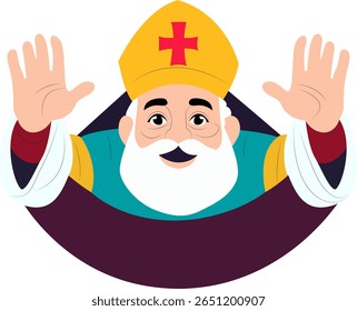 Saint Paul Cartoon Festive Greeting