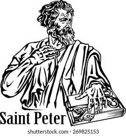 Saint Peter the Apostle, preacher and martyr.