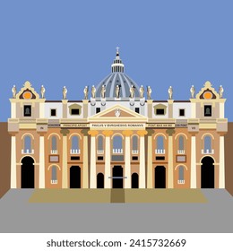 Saint Peter Basilica Vatican Church Famous Building