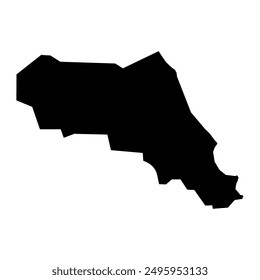 Saint Peter Basseterre Parish map, Saint Kitts and Nevis.