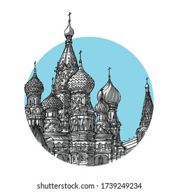 Saint Petersburg, Hand Drawn Illustration, Architecture Sketch, Isolated Vector