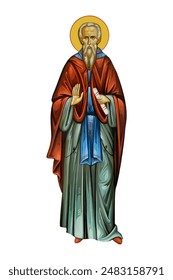 Saint Petrit Korishes in Byzantine style isolated