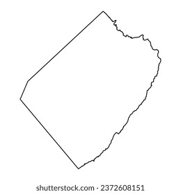 Saint Philip map, administrative division of Barbados.
