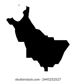 Saint Saviour parishes map, administrative division of Guernsey. Vector illustration.