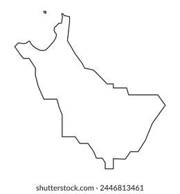 Saint Saviour parishes map, administrative division of Guernsey. Vector illustration.