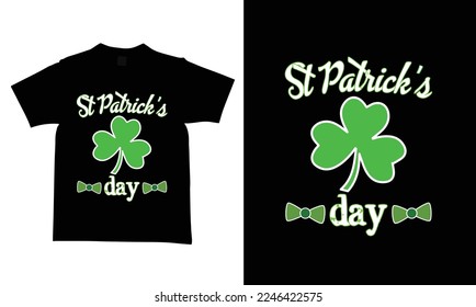 Saint st Patrick's day t-shirt design is new and modern.