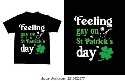Saint st Patrick's day t-shirt design is new and modern.