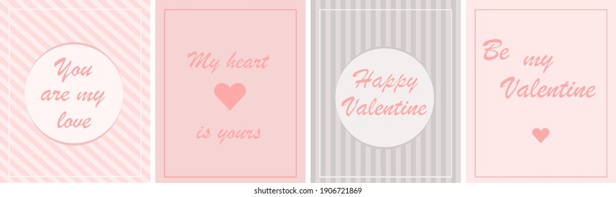 Saint Valentine.love,friendship in congratulations on the holiday.St Valentine's Day.valentine's day cards.love text for Valentine's day.vector greeting card.heart,lovepink color,gentle tones, pastel