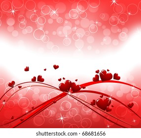 saint valentines day abstract background