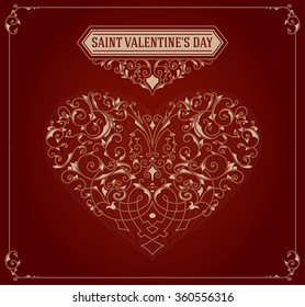 Saint valentine's day card