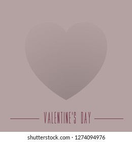 Saint Valentine's day concept