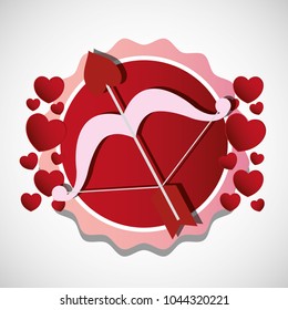 Saint Valentines day design