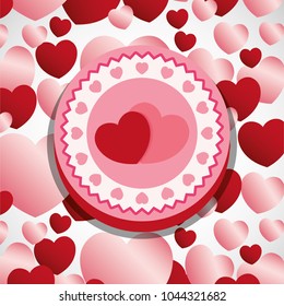 Saint Valentines day design