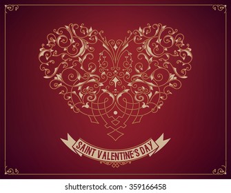 Saint valentine's day design