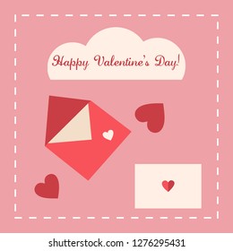 Saint valentine's day greeting card