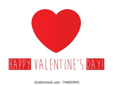 Saint valentine's day greeting card
