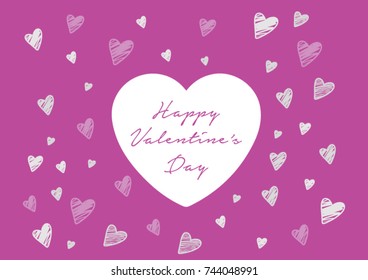 Saint valentine's day greeting card