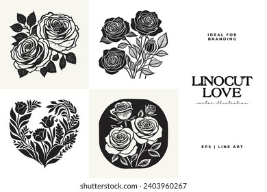 Saint Valentine's day hand drawn trendy vector illustration. Love card design. Cute doodle romantic. Romantic poster, greeting banner, trendy t-shirt print