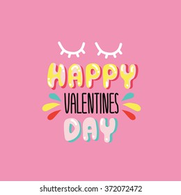 Saint Valentine's day post card
