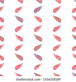 saint valentines day seamless vector pattern. fabric design, wrapping paper, background, wallpaper design, surface and textile design. 