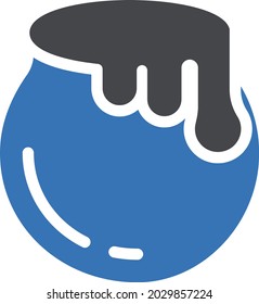 saint vector glyph color icon