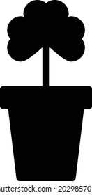 saint vector glyph flat  icon