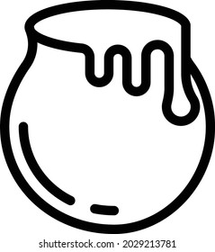 saint vector thin line icon