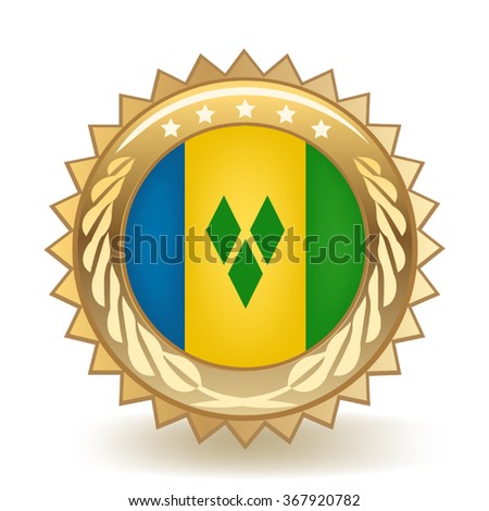 Saint Vincent And The Grenadines Badge