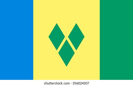 Saint Vincent And Grenadines flag