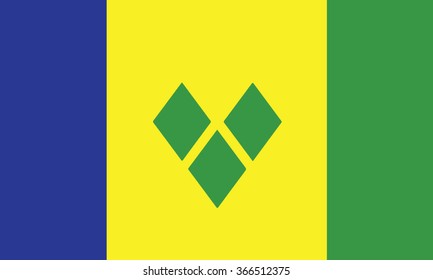 Saint Vincent and the Grenadines Flag