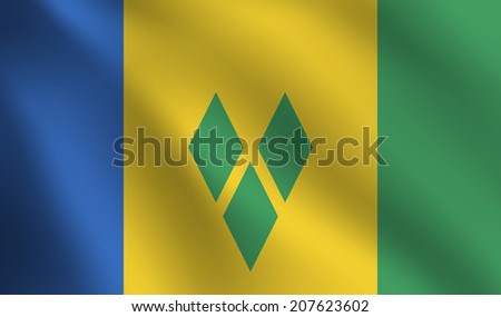 Saint Vincent and the Grenadines flag