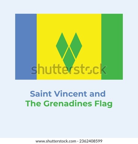 Saint vincent and the grenadines flag