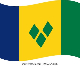 São Vicente e Granadinas bandeira ilustrador país bandeiras símbolo nação
ícone de acenar