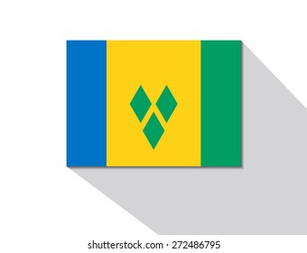 saint vincent long shadow flag