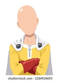 Saitama One Punch Man Vector art