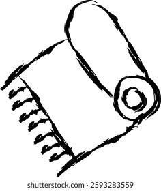 sajadah icon in Doodle style