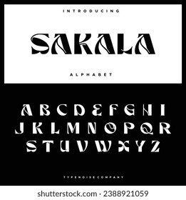 Sakala is a unique modern sans serif display font.