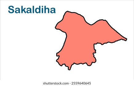 Sakaldiha sub-district map, Chandauli District, Uttar Pradesh State, Republic of India, Government of  Uttar Pradesh, Indian territory, Eastern India, politics, village, tourism