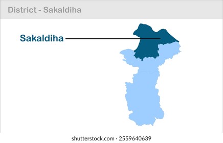 Sakaldiha subdivision map, Chandauli District, Uttar Pradesh State, Republic of India, Government of  Uttar Pradesh, Indian territory, Eastern India, politics, village, tourism