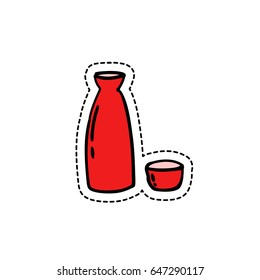 sake doodle icon