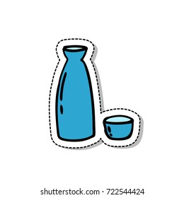 sake doodle icon