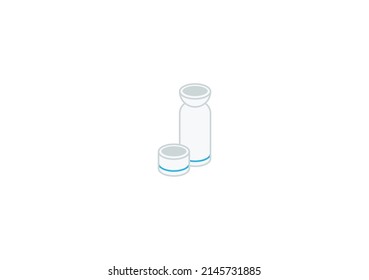 Vector Sake Emoticon Aislado. Icono de sake