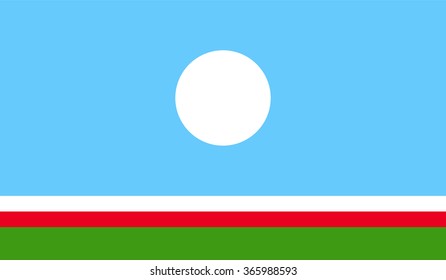 Sakha Republic flag