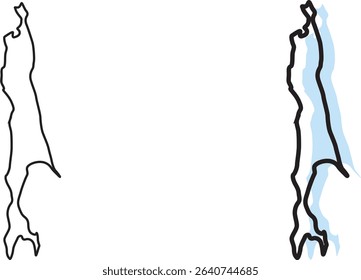 sakhalin map, sakhalin vector, sakhalin outline, sakhalin