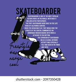 SAKTER ART ILUSTRATIONS- TEES PRINT- DESAIGN SKATER- SKATEBOARD ARTWORK DESIGN