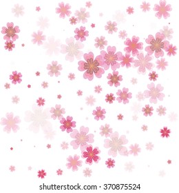 Sakura background Vector. 