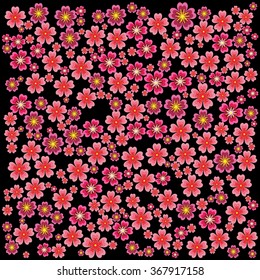 Sakura background Vector Art, Stock Vector