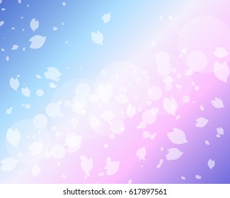 Sakura in beautiful background