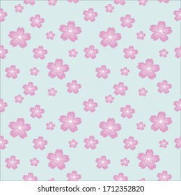 fondo vectorial de textura sakura flor